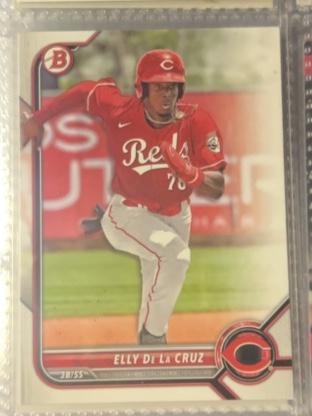 2022 Bowman Draft Elly De La Cruz ﻿Bowman Base #BD-80