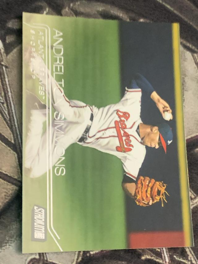 2015 Topps Stadium Club Andrelton Simmons Base Set #84