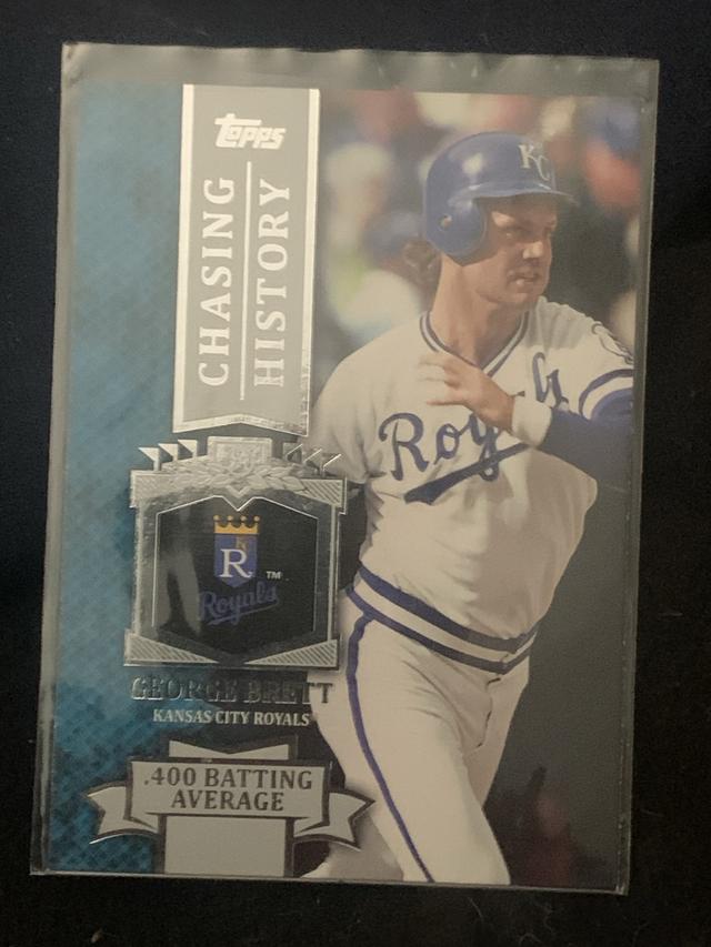 2013 Topps Series 1 George Brett Chasing History Insert Set Foil  #CH-23