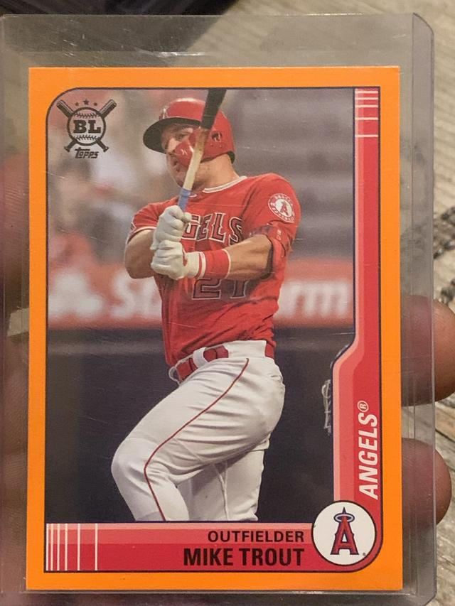 2021 Topps Big League Mike Trout ﻿Base Set Orange #1