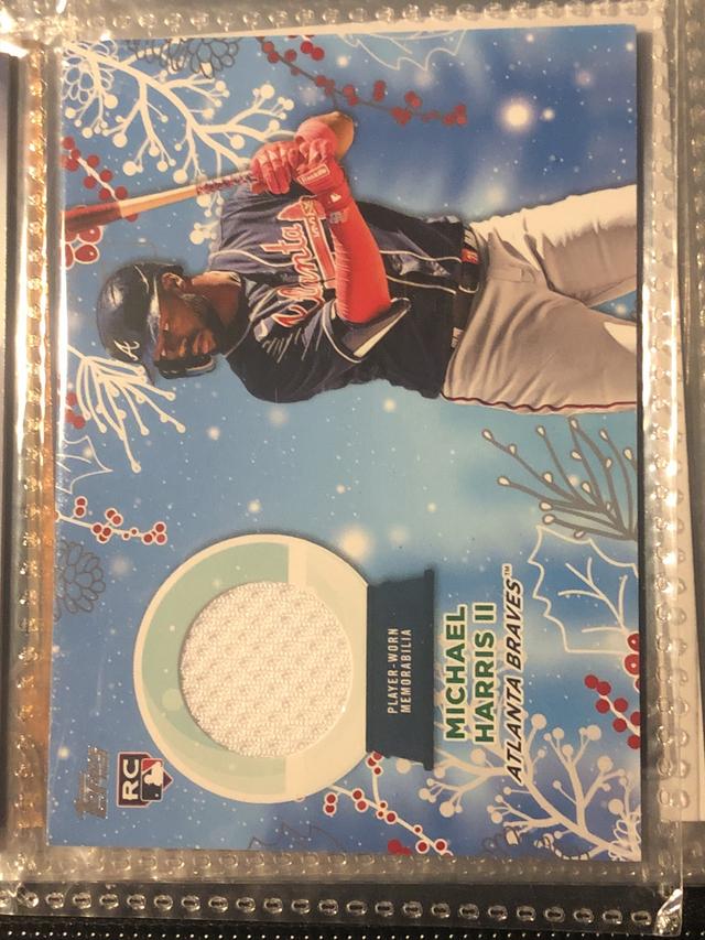 2023 Topps Holiday Michael Harris II RELIC CARDS #RC-MH