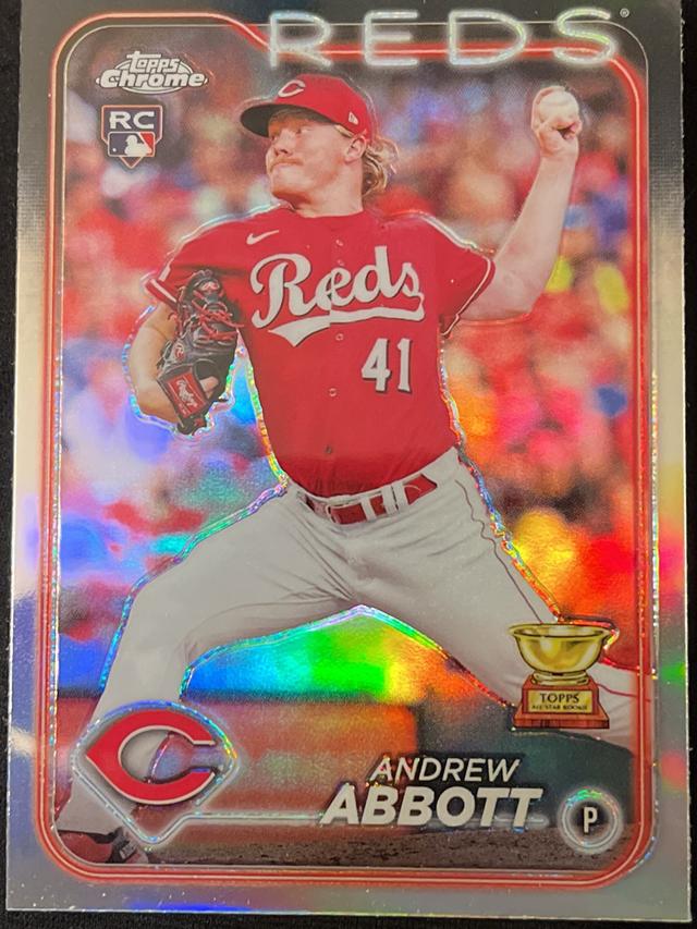 2024 Topps Chrome Andrew Abbott ﻿Base Set #154