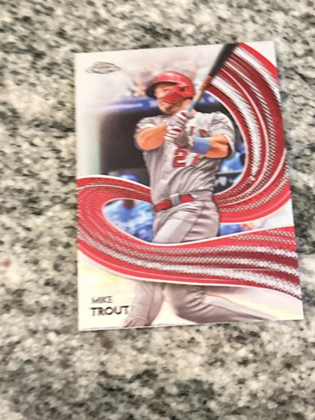 2024 Topps Chrome Mike Trout Strokes Checklist #S-1