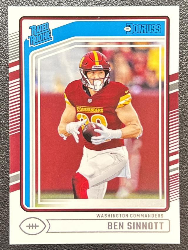 2024 Donruss Football Ben Sinnott Rated Rookies #314