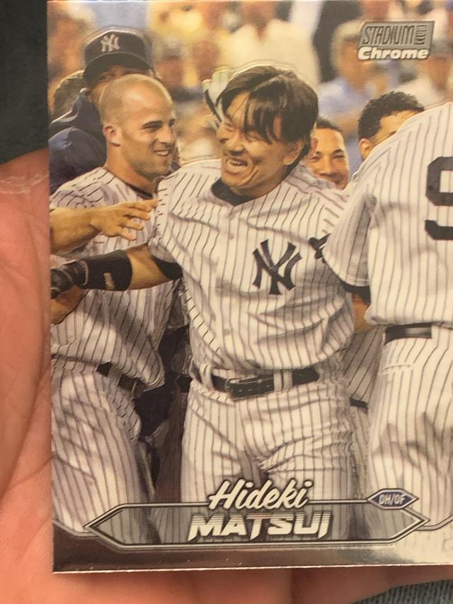 2024 Topps Stadium Club Hideki Matsui Chrome Refractors #142