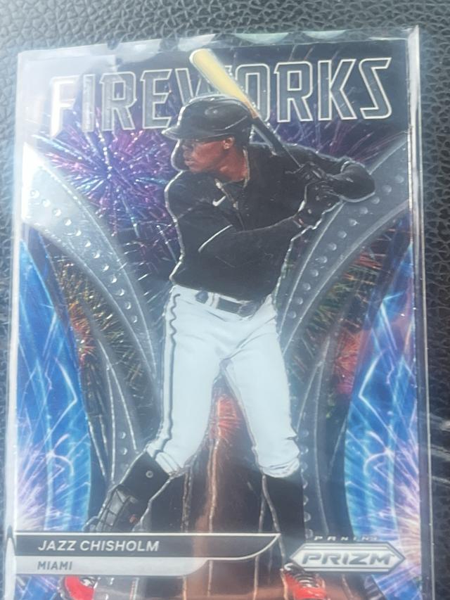 2022 Panini Prizm Jazz Chisholm Fireworks Set #6