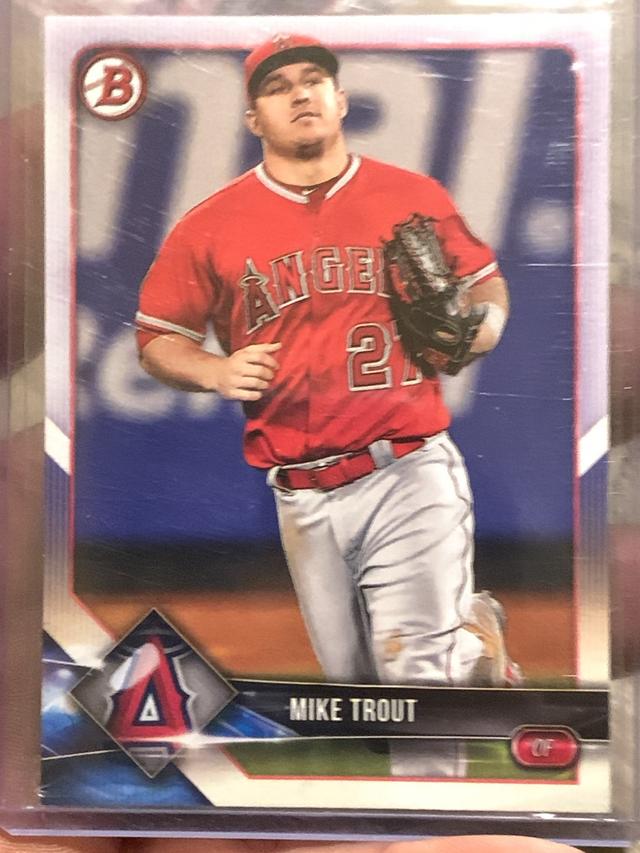 2018 Bowman Mike Trout Base Set #1