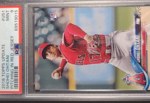 2018 Topps Update Series Shohei Ohtani PSA 9.0 BASE SET #US1