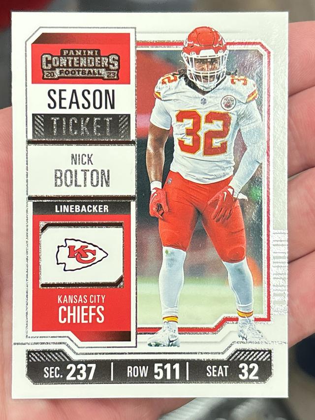 2023 Panini Contenders Nick Bolton ﻿Base Set #50