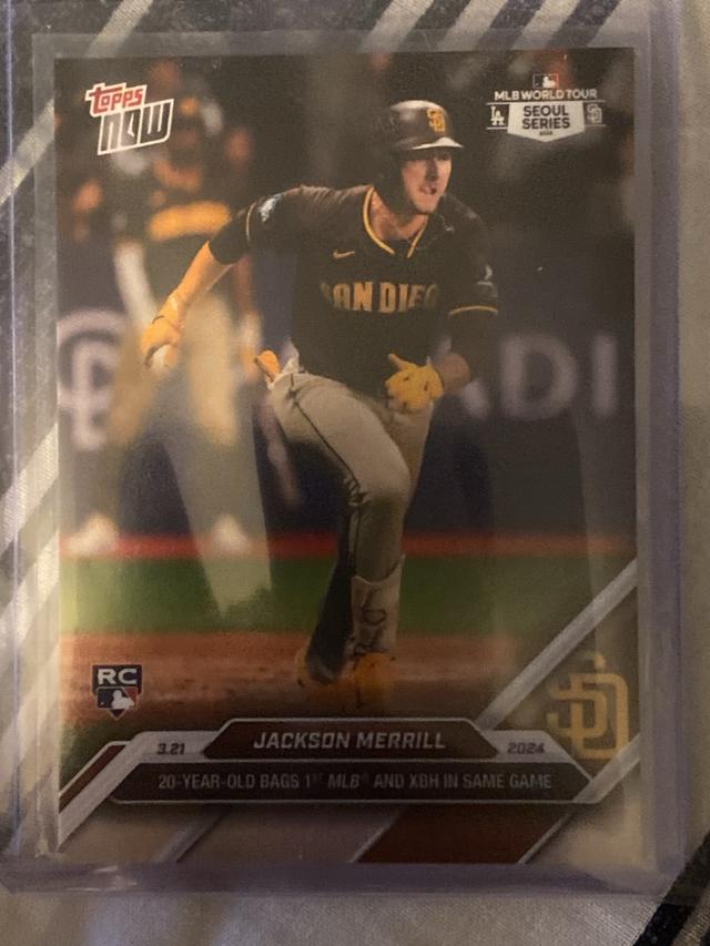 2024 Topps Now Jackson Merrill  ﻿MLB #4