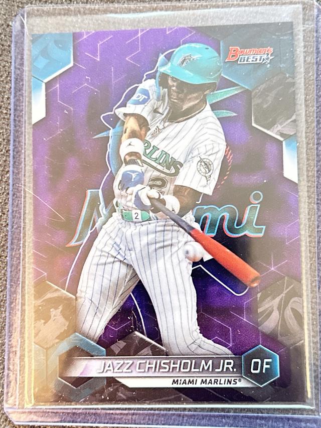 2023 Bowman's Best  Jazz Chisholm Jr. Purple Refractors /250 #21