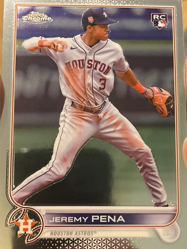 2022 Topps Chrome Updates Jeremy Pena BASE Base #USC136