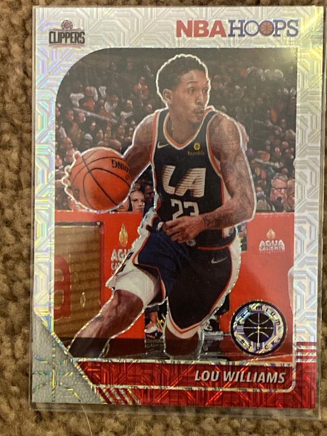 2019-20 Panini Hoops Premium Stock Lou Williams Base Set #84