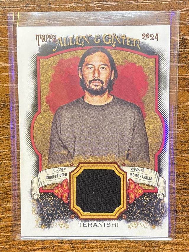 2024 Topps Allen & Ginter Teppei Teranishi Subject Used Relic #AGR-TTE Guitarist