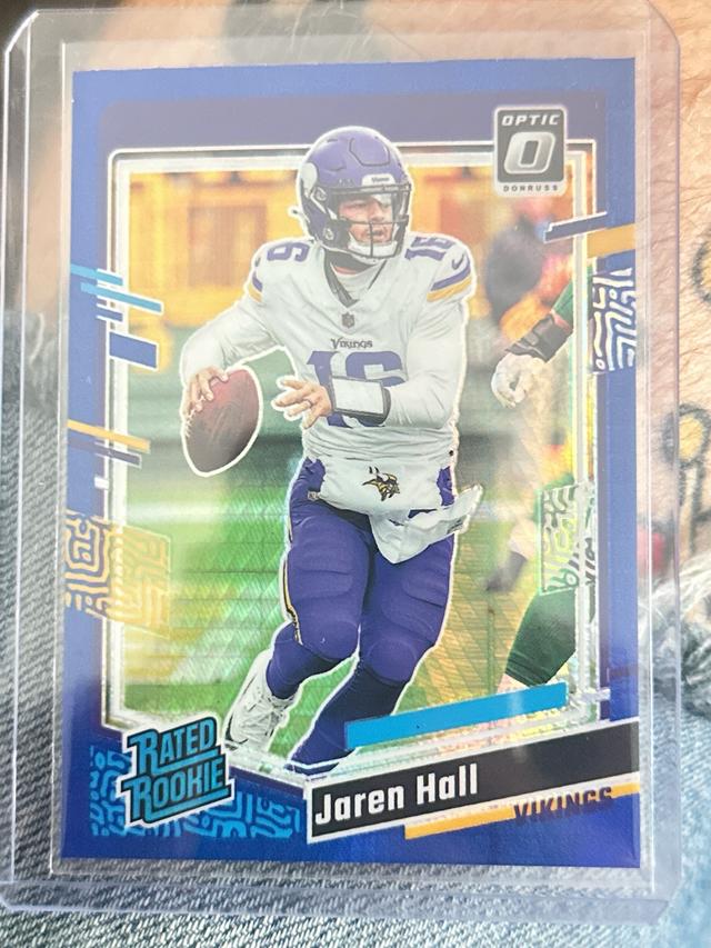 2023 Donruss Optic Jaren Hall Rated Rookies Blue Hyper #270