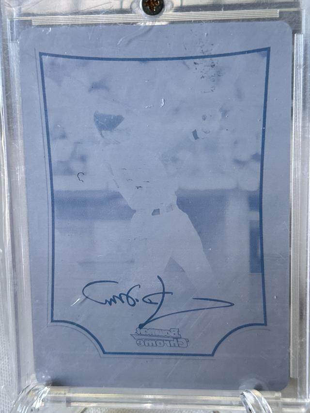 2009 Bowman Chrome J.D. Drew ﻿Base Printing Plate /1 #140