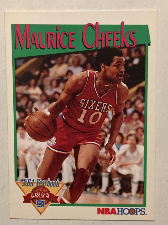 1991-92 NBA Hoops Basketball Maurice Cheeks YB Series I #320