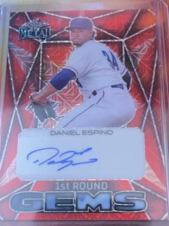 2024 Leaf Metal Daniel Espino 1st Round Gems /6 #1RG-DE1