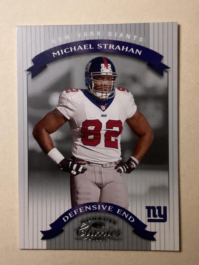 2002 Donruss Classics Football Michael Strahan ﻿Base #27