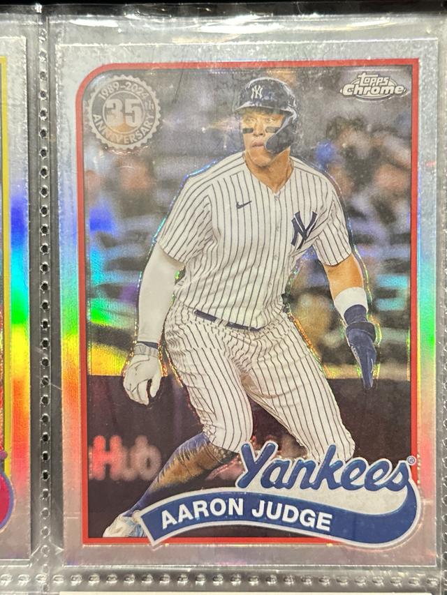 2024 Topps Chrome Aaron Judge 1989 Baseball Checklist #89CB-2