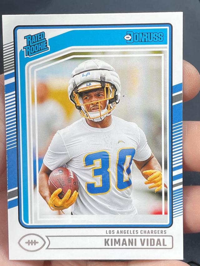 2024 Donruss Football Kimani Vidal Rated Rookies #355