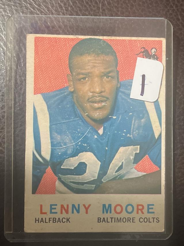 1959 Topps Football Lenny Moore ﻿Base #100