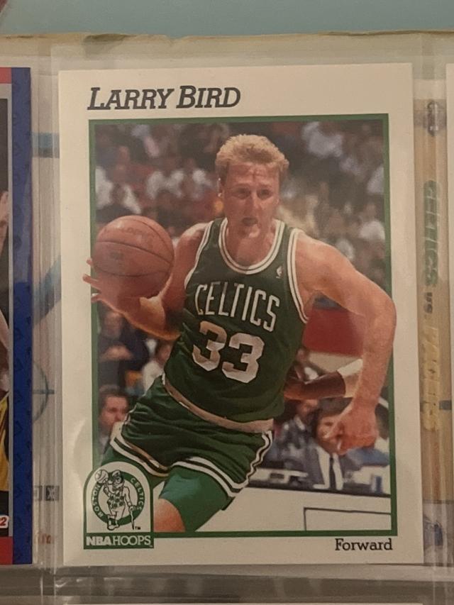 1991-92 NBA Hoops Basketball Larry Bird Series I #9