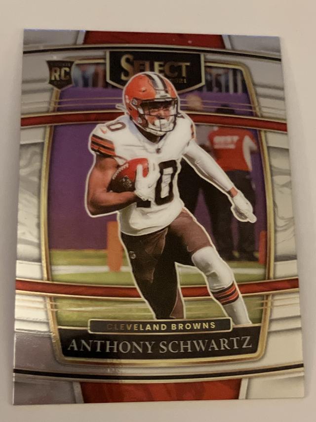 2021 Panini Select Football Anthony Schwartz Base Concourse Set Red/Yellow #70