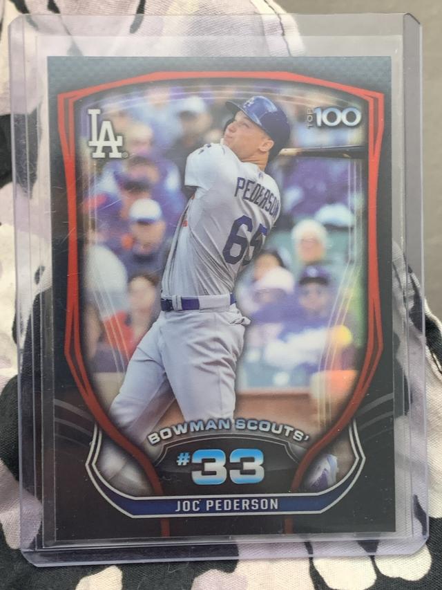 2015 Bowman Joc Pederson Bowman Scouts' Top 100 Set #BTP-33