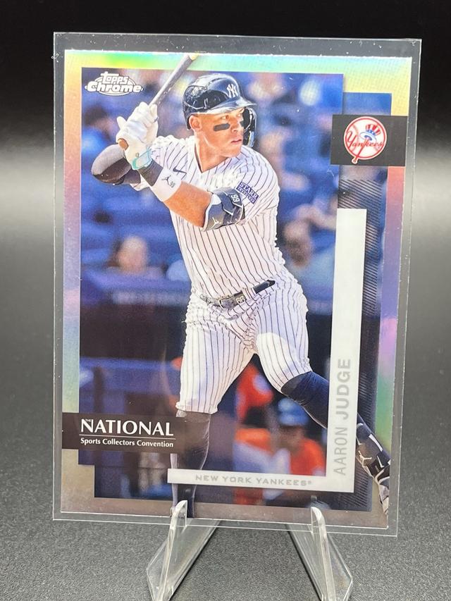 2024 Topps National Aaron Judge ﻿Topps Chrome Baseball Base Set #MLB-15