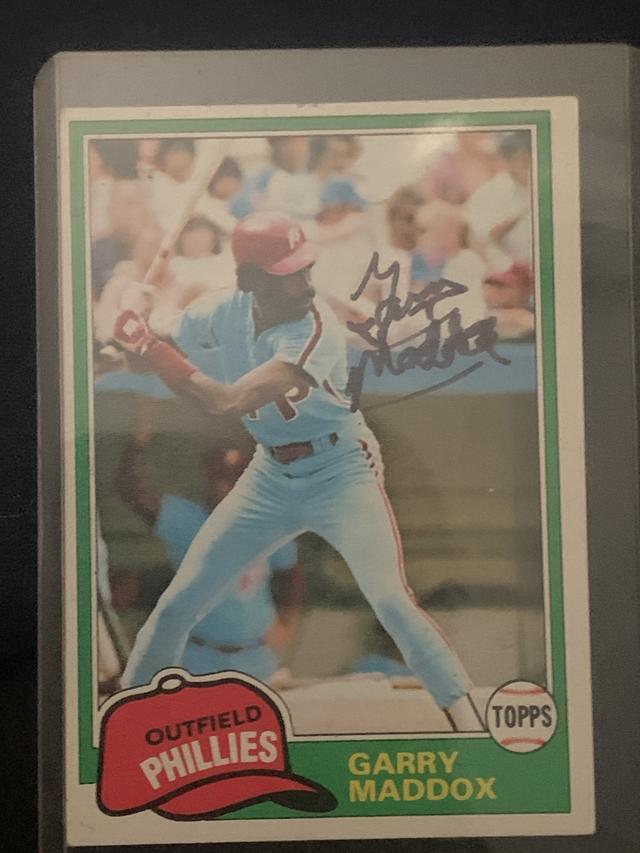 1981 Topps Garry Maddox 1981 Topps Baseball Set #160