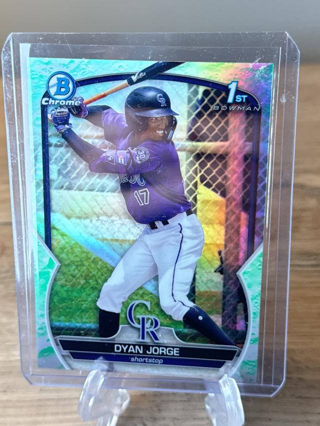 2023 Bowman Dyan Jorge CHROME PROSPECTS Lunar Glow Refractors #BCP-22