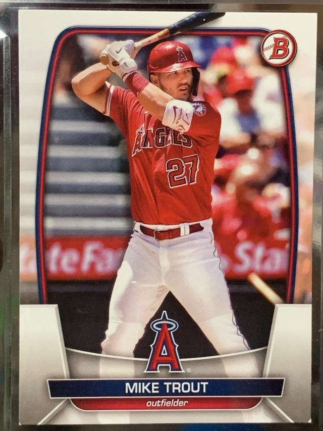 2023 Bowman Mike Trout VETERANS AND ROOKIES #89