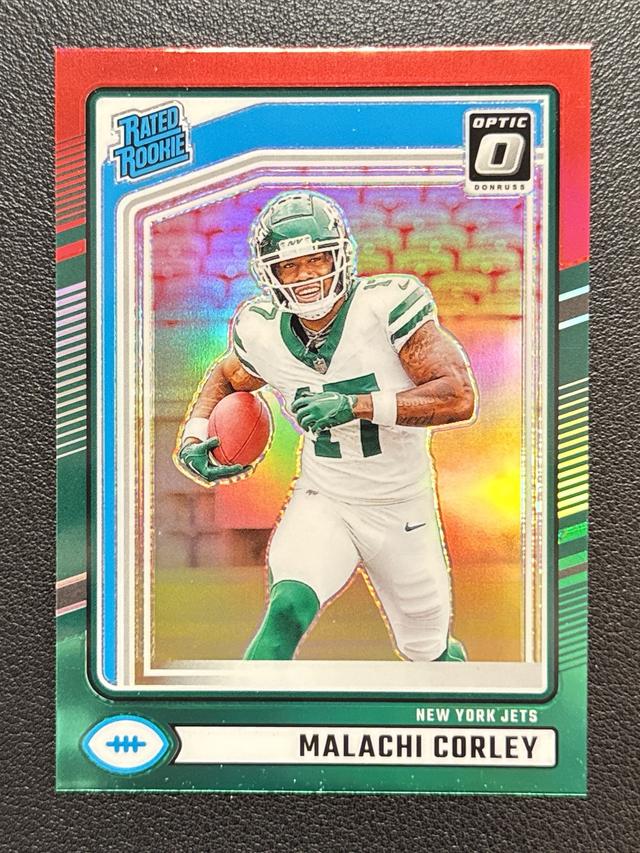 2024 Donruss Football Malachi Corley Red and Green #333