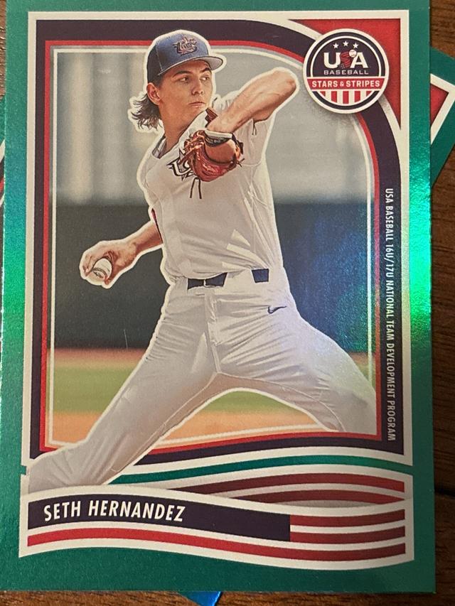 2024 Panini Stars & Stripes USA Seth Hernandez ﻿Base Set #170