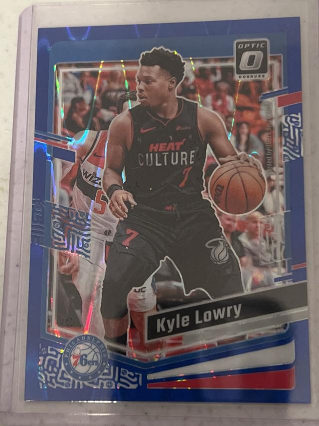 2023-24 Donruss Optic Kyle Lowry ﻿Base Set Blue Seismic /249 #130