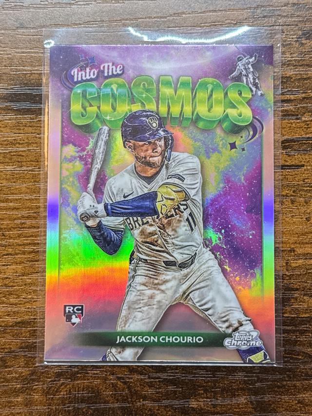 2024 Topps Cosmic Chrome Jackson Chourio Into the Cosmos #ITC-13