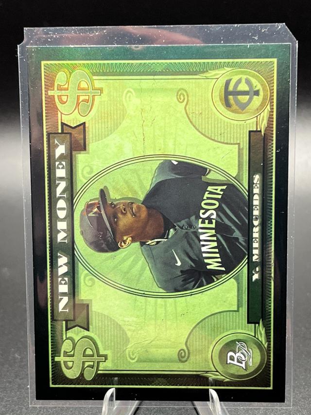 2023 Bowman Platinum Yasser Mercedes NEW MONEY #NM-20