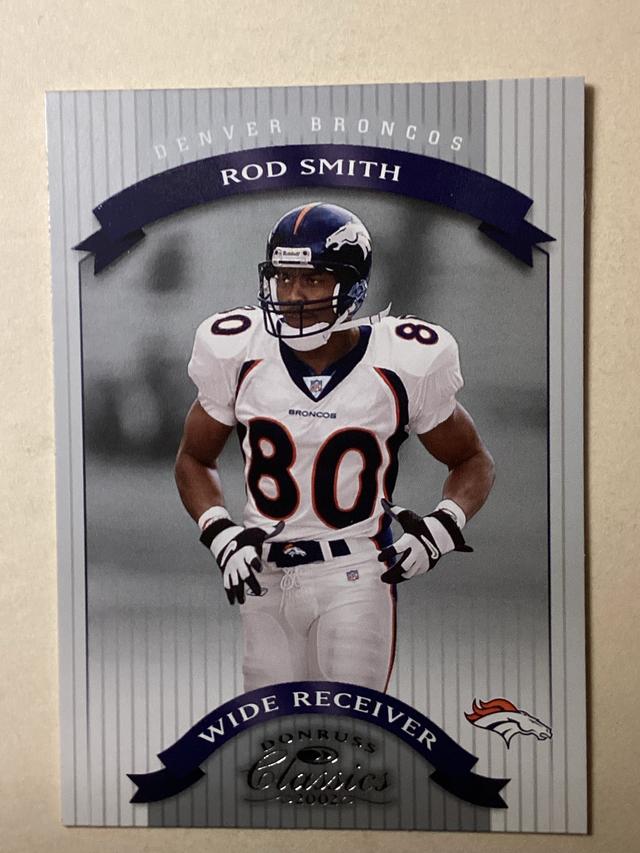 2002 Donruss Classics Football Rod Smith ﻿Base #59