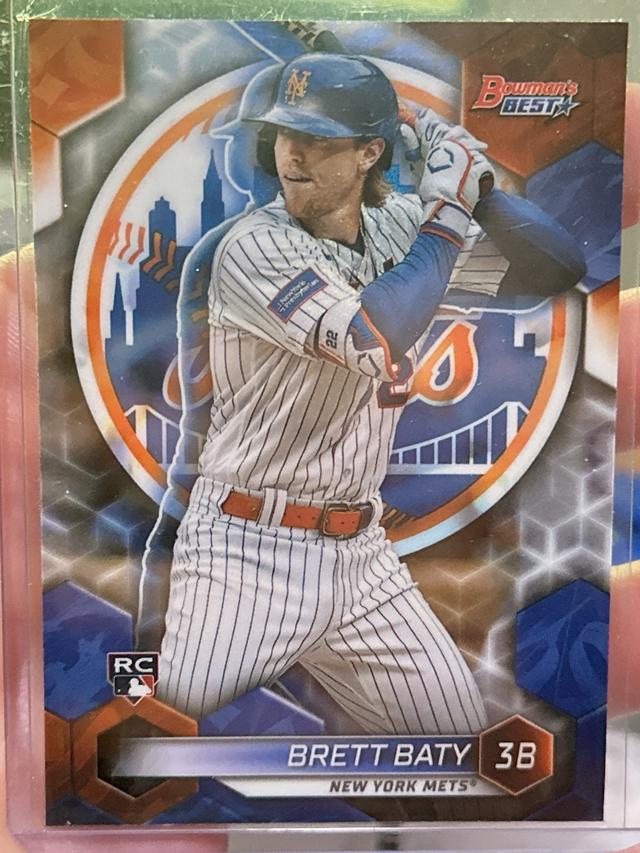 2023 Bowman's Best  Brett Baty VETERANS AND ROOKIES Refractor #68