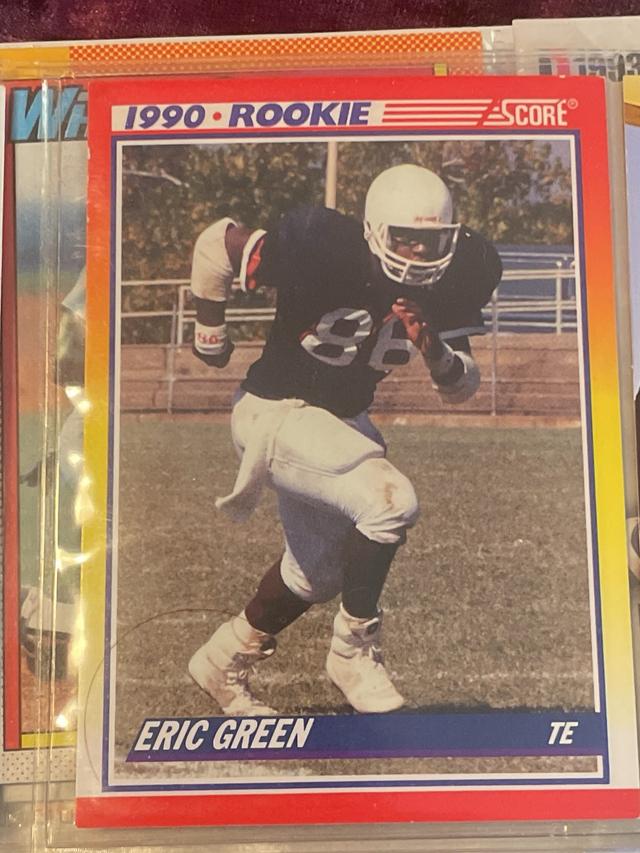 1990 Score Football Eric Green Base Set #629