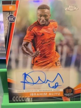 2024 Topps Chrome MLS Ibrahim Aliyu Autographs #CA-IA