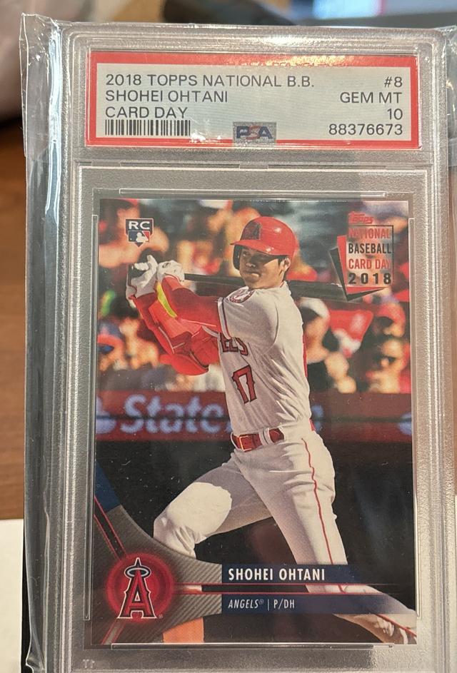 2018 Topps National Card Day Shohei Ohtani Base Set #8