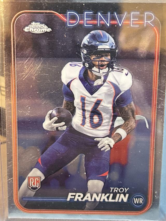 2024 Topps Chrome Football Troy Franklin Rookies #215