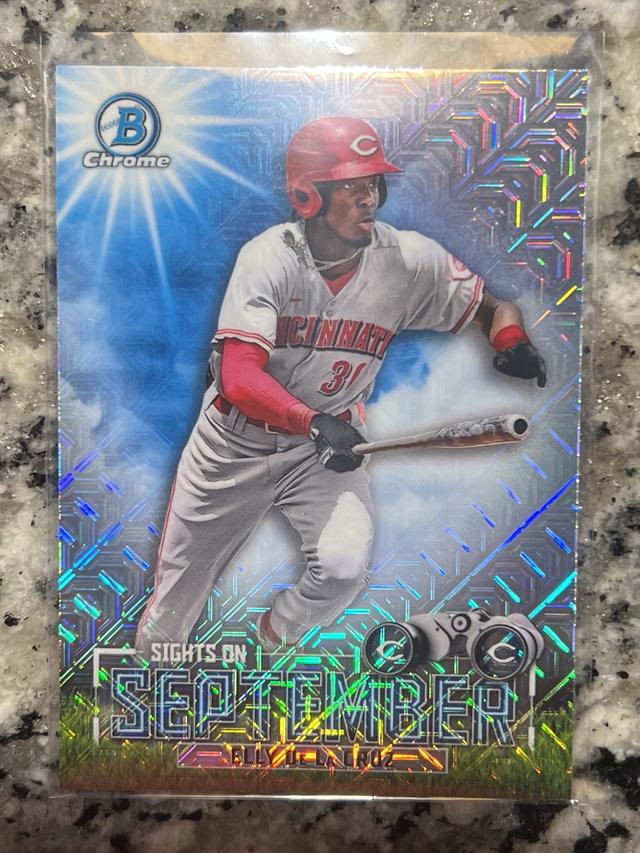 2023 Bowman Chrome Mega Elly De La Cruz Sights on September Mega #SOS-7