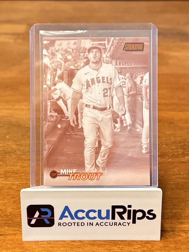 2023 Stadium Club Mike Trout COMPLETE BASE SET Sepia #179