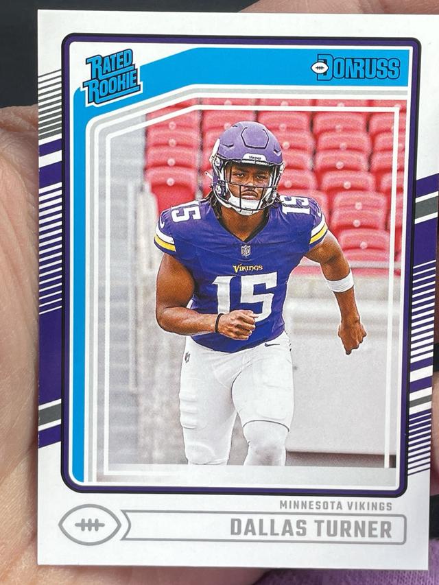 2024 Donruss Football Dallas Turner Rated Rookies #331