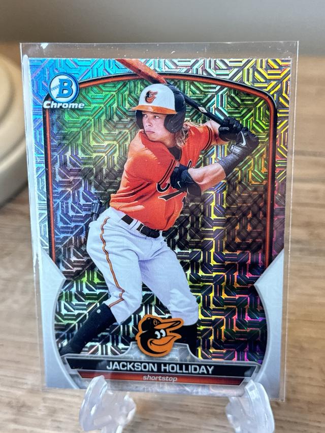 2023 Bowman Chrome Mega Jackson Holliday Base Chrome Prospects Mojo #BCP-20