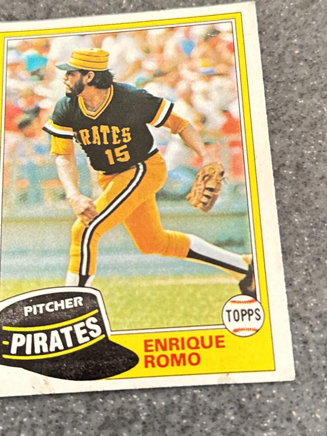 1981 Topps Enrique Romo Baseball Set #28