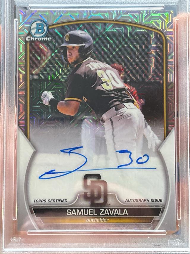 2023 Bowman Chrome Mega Samuel Zavala MEGA CHROME AUTOGRAPHS #BCMA-SZ